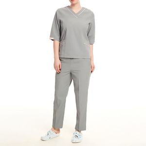 Women's Medical Uniform Wholesale Supplier Premium <b>Hospital</b> <b>Scrubs</b> with Breathable Stretch Fabric - Product Image 1