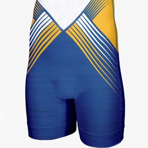 Nouveauté : Singlet de lutte pour hommes, matière extensible légère, design personnalisé, coupe athlétique, vêtements de lutte pour l'entraînement en salle de sport - Product Image 6