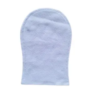 定制一次性成人去角质沐浴手套肥皂手手套，适合卧床患者个人卫生