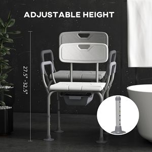 Sedia a rotelle comoda portatile in acciaio resistente con braccioli, design moderno, finitura verniciata a polvere per forniture terapeutiche e riabilitative - Product Image 5