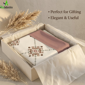 Juego de Sábanas de Algodón Super King |   Ropa de Cama con Estampado de Diamantes, Juego de Cama Suave de Primera Calidad con Fundas de Almohada, Transpirable y Duradero - Product Image 5