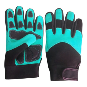 Gants de sécurité en cuir grainé jaune et noir, antidérapants, durables, flexibles, lisses, respirants, avec manchette en néoprène, résistants à la chaleur, personnalisables - Product Image 5