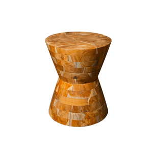 ARTERRA Luxury Handcrafted Eco-Friendly Teak <b>Root</b> Hourglass <b>Coffee</b> <b>Table</b>-Rustic Natural Grain Pattern Artisan Antique Living - Product Image 1