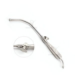 Tube d'aspiration Walton Yankauer en acier inoxydable de qualité supérieure avec vanne de commutation 11 3/4 "(30.0 cm) Instruments de chirurgie générale réutilisables - Product Image 1