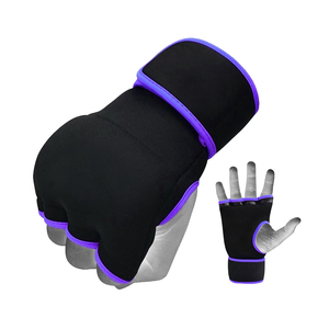 Guantes interiores acolchados con gel para manos, con protección gruesa para nudillos, correa elástica para muñeca, envoltura rápida, guantes interiores para artes marciales. - Product Image 3