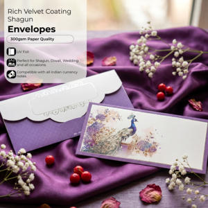 Enveloppe de luxe pour argent de mariage, Shagun Hongbao Lai Si, pochette cadeau rouge pour offrir de l'argent, inspirée des enveloppes shagun pour mariage indien. - Product Image 5