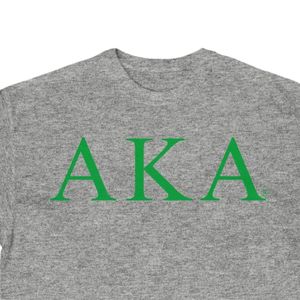 Camiseta de manga corta para mujer Heather Grey con estampado de letras verdes, camiseta informal de algodón con cuello redondo, camiseta de moda de verano, suave y cómoda - Product Image 6
