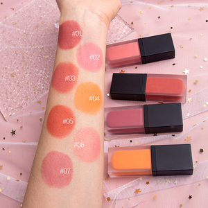 7 Colors Liquid <b>Blush</b>, Buildable Long-Lasting Matte Cream <b>Blush</b> for Natural Cheek Glow - Product Image 2
