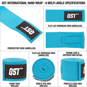 Vendas de Boxeo Profesionales de 120-180 Pulgadas, Soporte Elástico de Algodón para Muñeca, para Entrenamiento, Gimnasio, Fabricante de Equipos de Fitness - Product Image 5