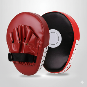 Cibles de frappe incurvées robustes en cuir PU pour l'entraînement de force, cibles de frappe et de coup de pied pour la boxe, pads de frappe ciblés - Product Image 1