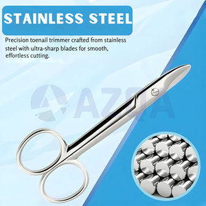 Ciseaux à ongles en acier inoxydable robustes pour ongles épais, lame tranchante, outil de soin des pieds pour manucure, pédicure et toilettage - Product Image 4
