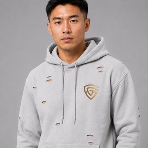 Ensemble de jogging personnalisé effet vieilli avec une construction durable, un look élégant et des solutions de production en marque blanche disponibles - Product Image 5