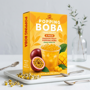 Kit de thé aux bulles en marque blanche avec boba aux fruits pour les marques de boissons au détail - Product Image 2