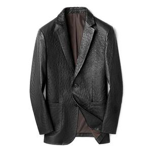2026 Trending New Fashion Custom Genuine for Leather Men's Winter <b>Biker</b> <b>Jacket</b> Vest Garment Dyed Zipper Closure Latest - Product Image 1
