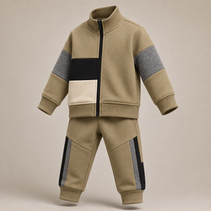 Conjunto Deportivo de Invierno Unisex Ecológico para Maternidad con Capucha y Estampado |   Conjunto Deportivo de Color Puro para Hombre y Mujer - Product Image 4