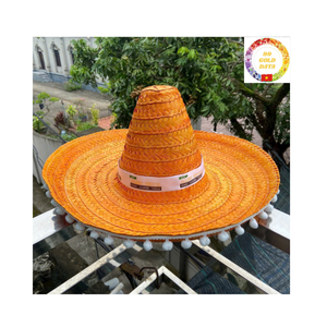 Premium Mexican <b>Hat</b> <b>Straw</b> Sombrero Bulk Supply <b>Summer</b> <b>Hat</b> Vietnam Manufacturer - Product Image 3