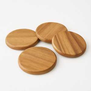 Wholesale Price Mango Wood Coaster <b>Set</b> for Home Decor Coffee Table Dining Table Office <b>Desk</b> Use Kitchenware Coaster - Product Image 2
