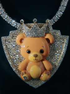 จี้พระเยซูแบบกำหนดเอง 3 มิติ สุดหรู สไตล์ฮิปฮอป เงินแท้ 925 ชุบทองคำขาว ประดับเพชรโมอิสซาไนต์ VVS คุณภาพสูง พร้อมใบรับรอง ผ่านการทดสอบเพชร - Product Image 2