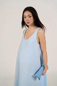 Vestido Maxi Holgado de Maternidad para Mujer, Prenda Informal, Transpirable, Ligero, Tejido 100% Algodón Ecológico - Product Image 6