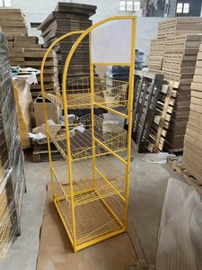 5 Lays Metal <b>Wire</b> <b>Basket</b> Candy Display Stand for Market - Product Image 3