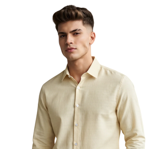 Camisa de Vestir Personalizada para Hombre, Estampado Floral, Manga Larga, Cierre de Botones, Corte Ajustado, Proveedor de Ropa Personalizada - Product Image 3