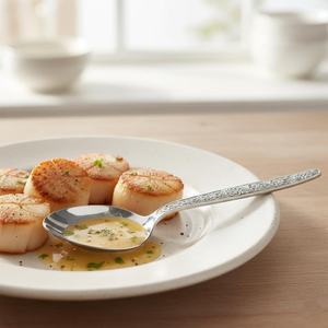 Wholesale Metal Spoon <b>Set</b> Customizable Stainless Steel Dining Solutions - Product Image 5