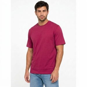 T-shirt en coton oversize à épaules tombantes, coupe décontractée et ample, style streetwear, manches courtes - Product Image 4