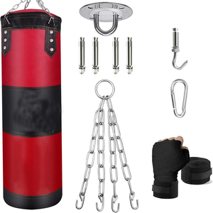 Kit de Montaje para Saco de Boxeo de Alta Resistencia con Cadena de Acero Inoxidable y Mosquetón para Montaje en Pared, Ideal para Entrenamiento en Casa o Gimnasio - Product Image 2