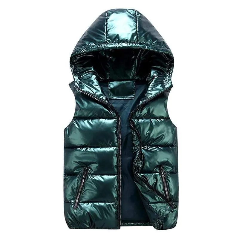 HOT SALE Warm Winter Unique & Attractive Shiny Women's Padded Hooded Quilted Coat Women Puffer Outwear Down Jacket
