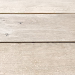 Plancher en chêne blanc européen non fini, largeur 190 mm, 2 couches, système T&G, planche brute de 15 mm - Product Image 1