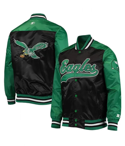 For Varsity <b>Jacket</b> Men's Black Green Polyester <b>Chinese</b> Style Breathable Stand Collar Hand Embroidery Patch Design Casual - Product Image 4