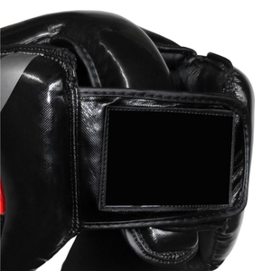 Professional Leather MMA Boxing Helmet Protector Kick Boxing Head Guard for Martial Arts Training Wholesale Sports - Product Image 6