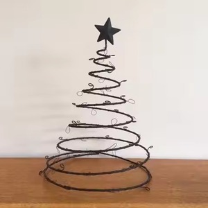 Modern Metal <b>Christmas</b> <b>Tree</b> <b>Table</b> Top Ornament Premium <b>Christmas</b> Decoration for Home Styling - Product Image 1