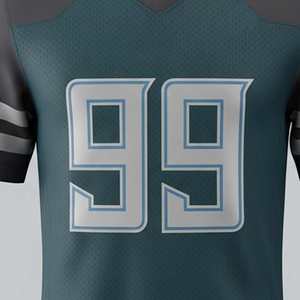 Jersey de Fútbol Americano Corto y Transpirable, Estilo Nuevo, Unisex, Personalizable con Nombres de Equipos y Colores, Tallas Variadas, Venta al Por Mayor, Económico - Product Image 5