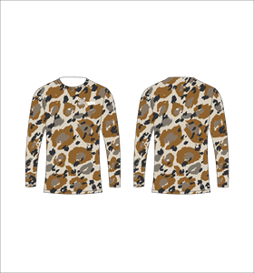 Camiseta Deportiva Sublimada de Manga Larga Personalizada con Estampado de Camuflaje, Transpirable, de Secado Rápido, para Equipo - Product Image 1