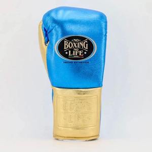 Custom OEM Leather Boxing Gloves Professional Training Sparring Glove Custom Logo Metallic Gold Maroon Red Boxing Gloves - Product Image 3