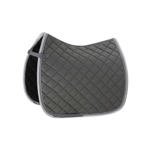 แผ่นรองอานม้าแบบอังกฤษ ผ้าคอตตอนดริลล์ ด้านในบุด้วยโพลีฟิลล์ ผลิตภัณฑ์สำหรับขี่ม้า แผ่นรองอานสำหรับแข่งม้า - Product Image 5