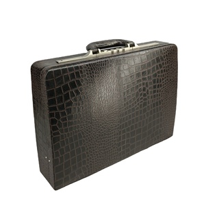 Leather Briefcase Laptop Cover Bag Handbag Travel <b>Suitcase</b> For Men Designer Italian <b>Locks</b> Custom Luxury Brand Logo Embossing - Product Image 1