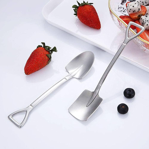 ช้อนสแตนเลสทรงพลั่ว ดีไซน์สวยงาม สำหรับอาหารเช้า ผลไม้ ขายส่ง - Product Image 2