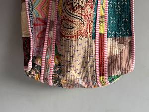 Sac fourre-tout en coton bohème à motifs, poignée souple, fermeture ouverte, unisexe, capacité 20-35L, usage quotidien, CADEAU POUR ELLE - Product Image 3