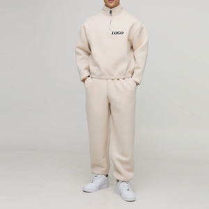 ชุดวอร์มวิ่งผู้ชายทนทาน ดีไซน์สีพื้น มีซิปและกระเป๋าหน้า รุ่นใหม่ล่าสุดปี 2026 ชุดกีฬาผู้ชายทันสมัยสำหรับฤดูหนาวปี 2026 - Product Image 1