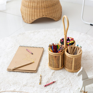 Organizador de Utensilios de Cocina de Ratán Natural Hecho a Mano en Vietnam, Porta Cubiertos de Alta Calidad - Product Image 4
