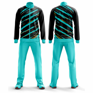 Ensemble de survêtement d'hiver 100 % coton personnalisé en gros, impression par sublimation intégrale, vêtements de sport lourds pour l'entraînement, OEM ODM - Product Image 1