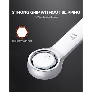 Set di 25 Chiavi Combinate in Acciaio al Carbonio da 6 mm a 32 mm con Custodia Arrotolabile - Product Image 3