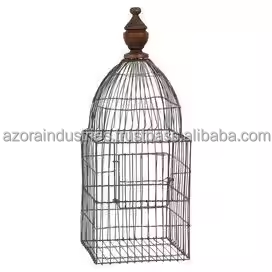 Jaula colgante de hierro para pájaros de alta calidad, tamaño y color personalizables, la mejor venta al por mayor - Product Image 4