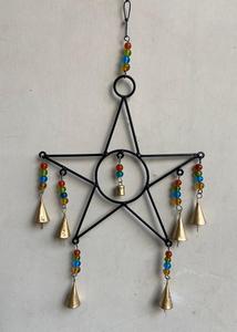 Golden Star Shaped Christmas Ornaments Textile Handicraft Decorations Luxury Style - Product Image 6