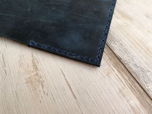 Housse de carnet d'affaires multifonctionnelle A5 en cuir véritable classique, résistante aux odeurs, rechargeable, LNBC-0133 - Product Image 4