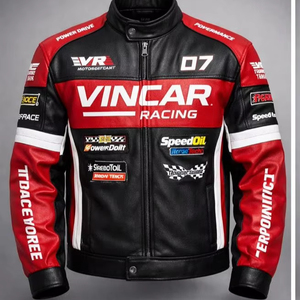 Next Garments Blousons de moto en cuir, Blousons graphiques vintage, Manteaux de moto, Hauts streetwear décontractés - Product Image 1