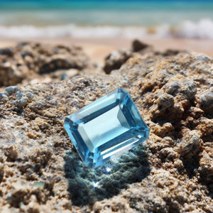 11*9MM facetado Octágono laboratorio azul Topacio Esmeralda corte piedras preciosas tratamientos térmicos aplicados para la fabricación de joyas piedras preciosas sueltas - Product Image 5