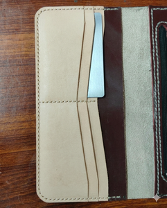 Handcrafted Leather <b>Wallet</b> Personalized Slim <b>Holder</b> With Custom Engraving Bifold Cover for Men or Women - Product Image 2